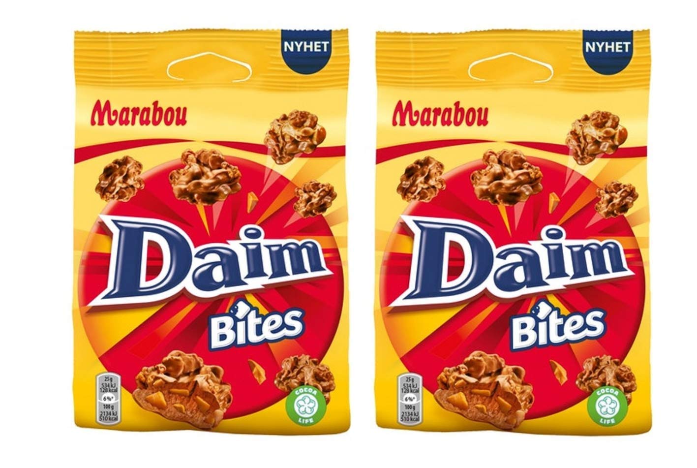 MarabouDAIM Chocolate Cookies Bites - 145g x 2