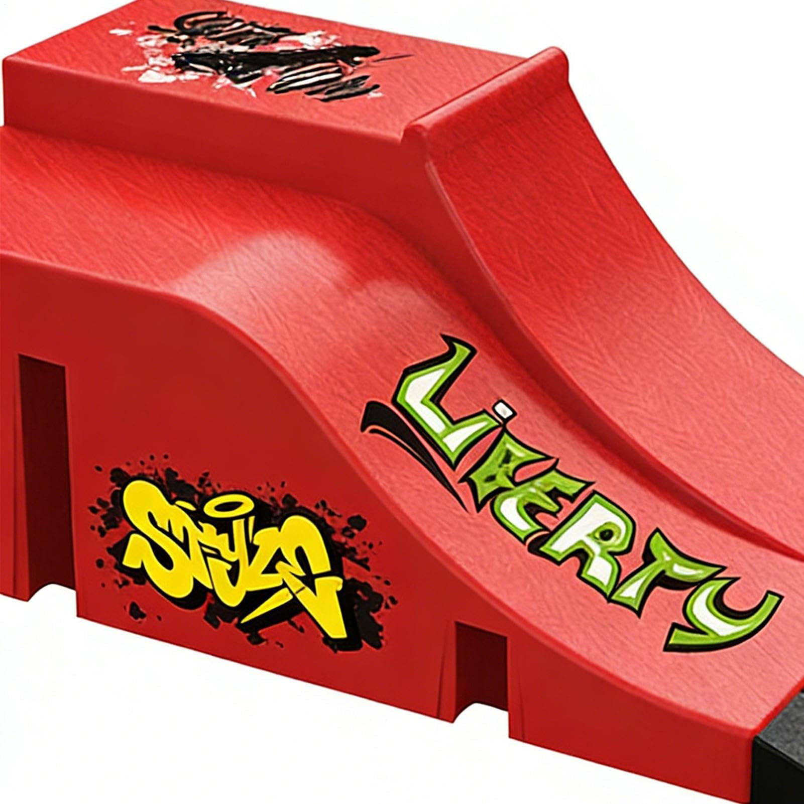 Kit di fingerboard, piccolo ricambio per allenamento, rampa di ostacolo per skateboard, per interni, esterni, casa, classe, viaggi, adulti, bambini, donne, uomini
