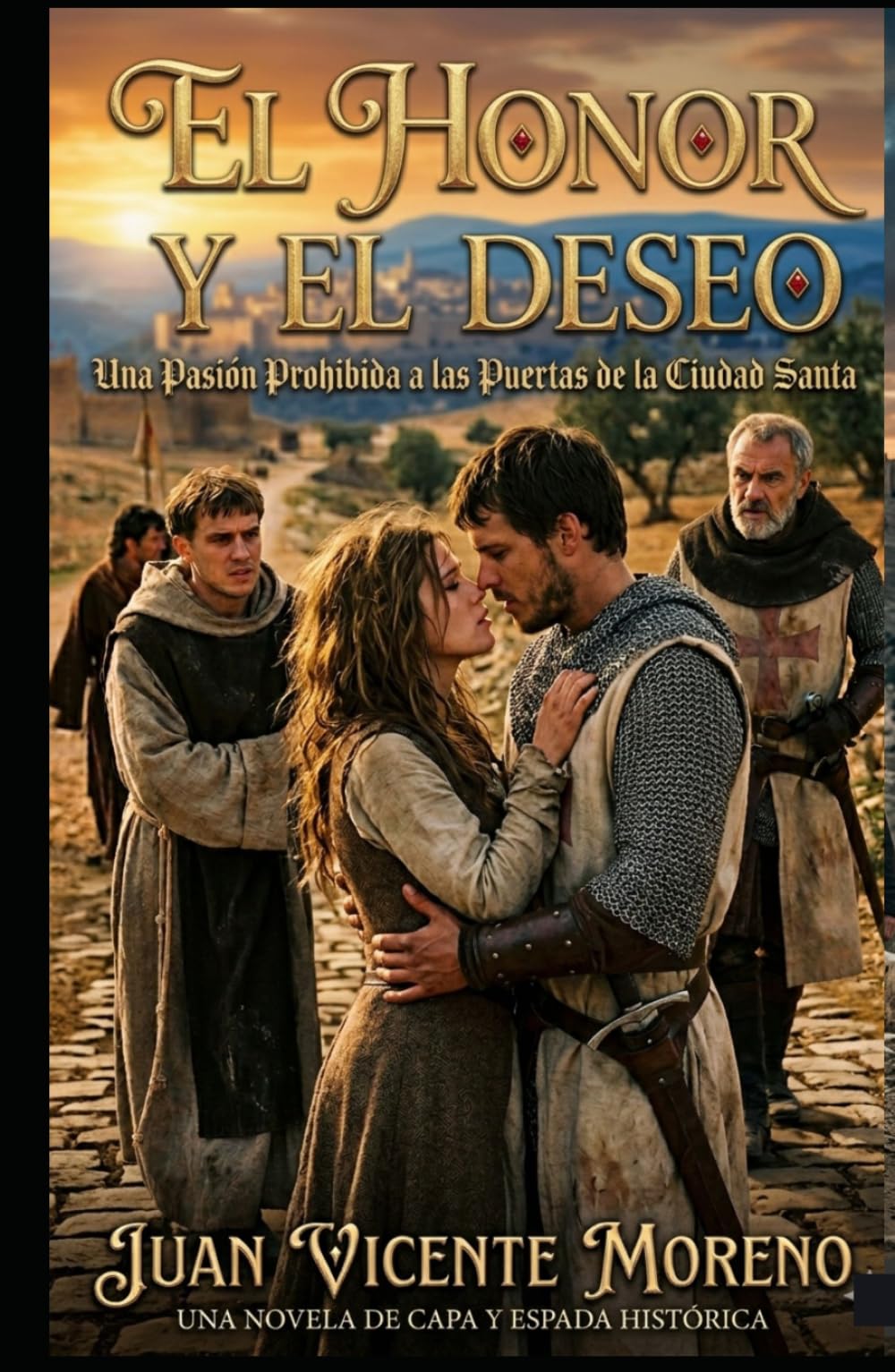 EL HONOR Y EL DESEO: Una pasión prohibida a las puertas de la Ciudad Santa (romance de ficción histórica femenina con amor y lucha)