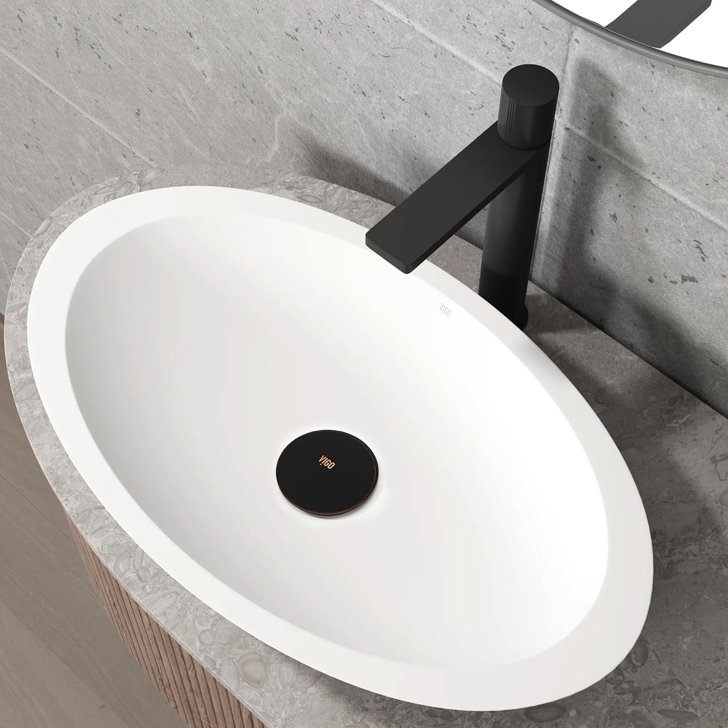 VIGO 1-3/4 in. Bathroom Sink Pop-Up Drain With Overflow in Antique Rubbed Bronze-VG16002ARB