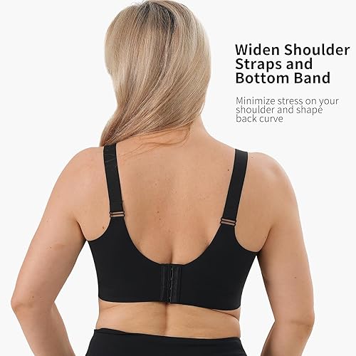 Miniatura 4 de Lace Plus Size Nursing Bras for Breastfeeding, Full Coverage Maternity Bra for Pregnancy, Soft Breastfeeding Bra