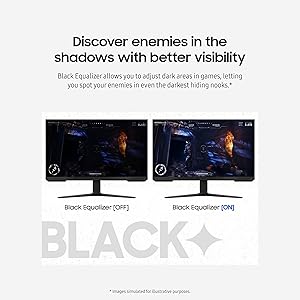 Samsung 27-Inch Odyssey G3 (G30D) Series FHD Gaming Monitor, 1ms, 180Hz, AMD FreeSync, Adjustable Stand, Black Equalizer, Virtual Aim Point, Eye Saver Mode, Flicker-Free, LS27DG302ENXZA