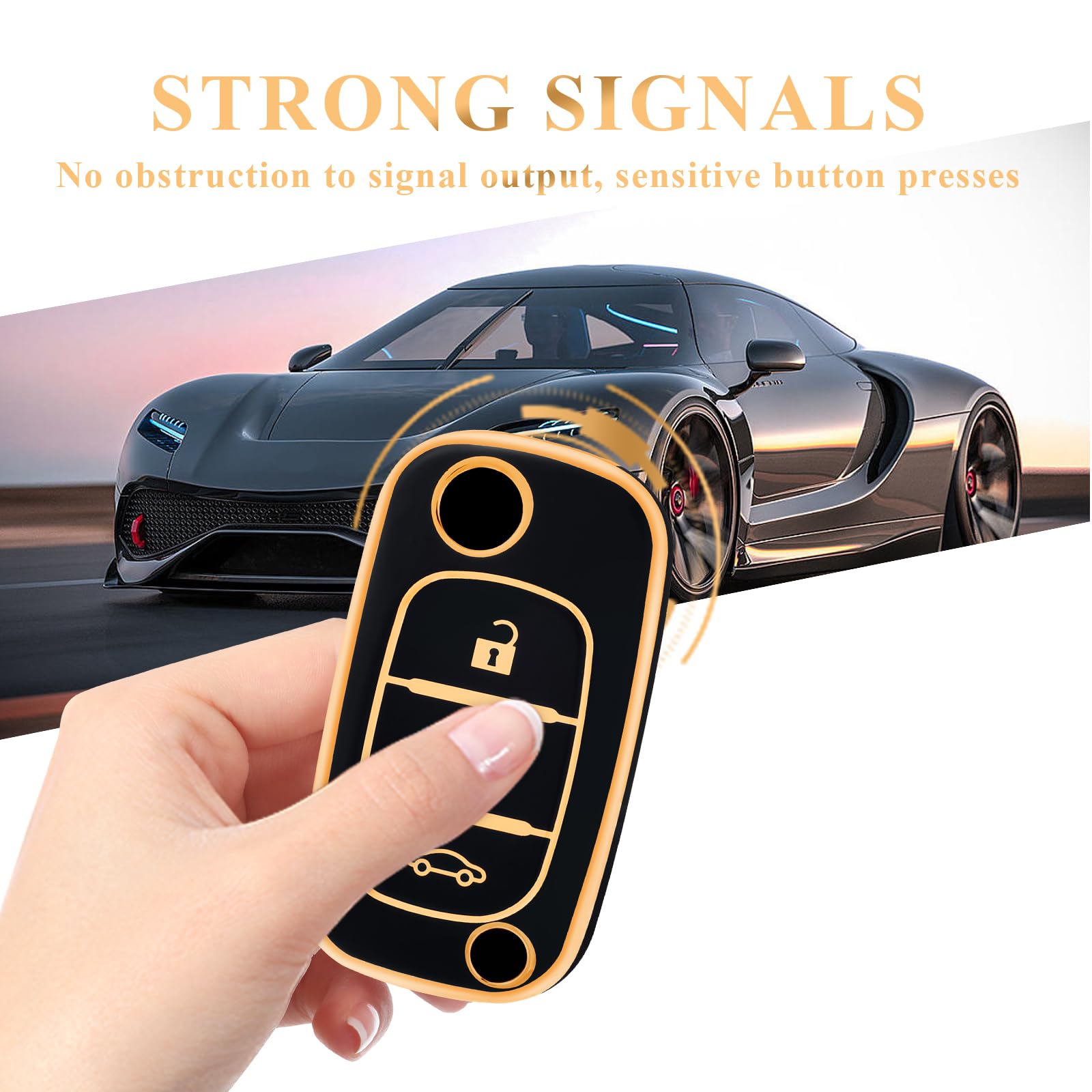 Funda Para Llave De Coche Renault - Varios Modelos, 6 Colores