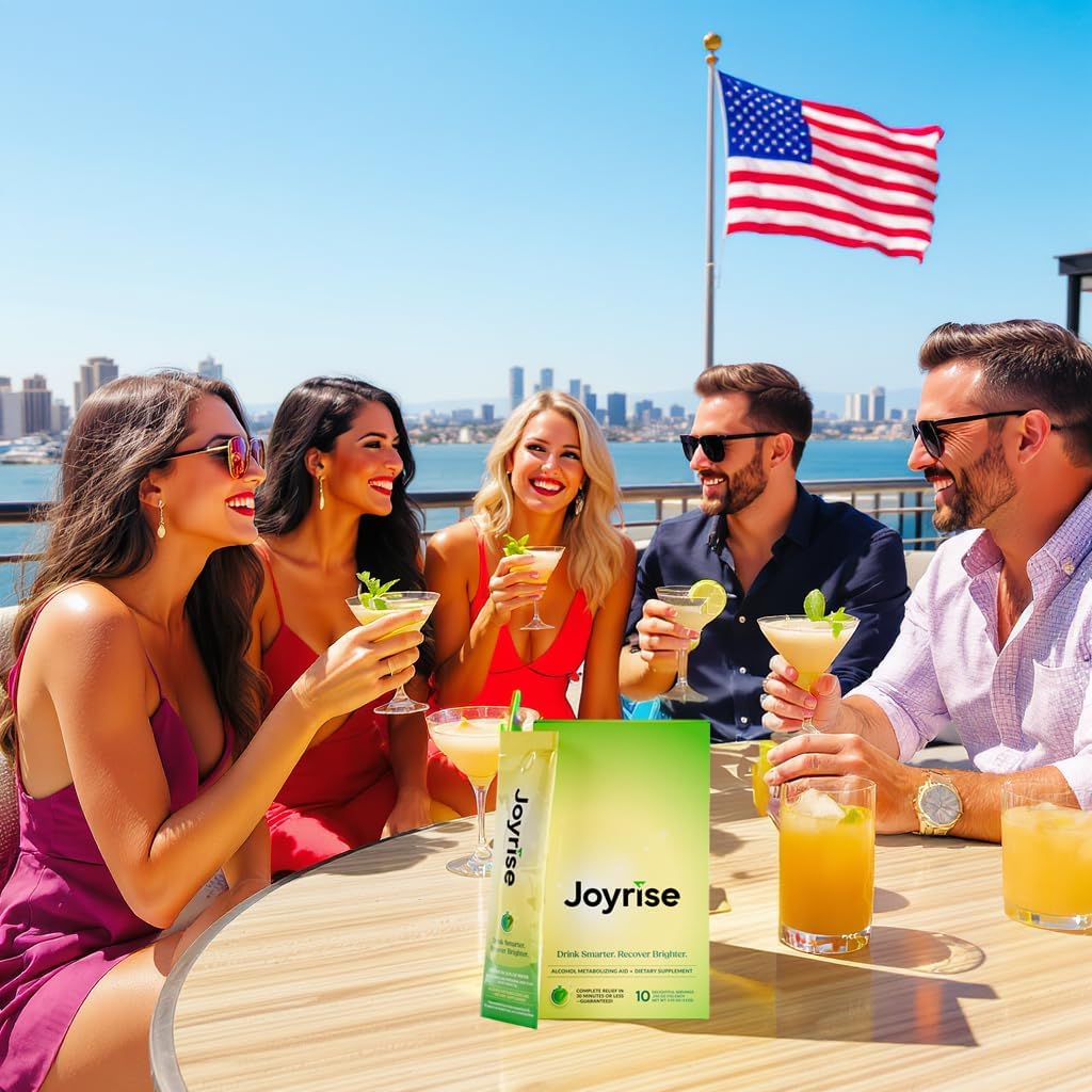 Post Drinking Prevention or Relief Drink Aid Mix – Fast-Acting DHM Recovery (Powder) with Electrolytes & Liver Support – Post Alcohol Supplement for Men & Women – 10 Stick Packs - Image 11