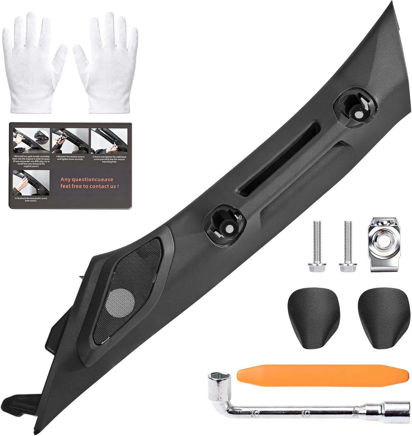 Upgrade Driver Side A-Pillar Grab Handle for Toyota Tacoma Gen 4th (2024-2026) OEM Style Fit for Tacoma Driver Side Grab Handle, Comfort Sturdy, Easy to Install, Black