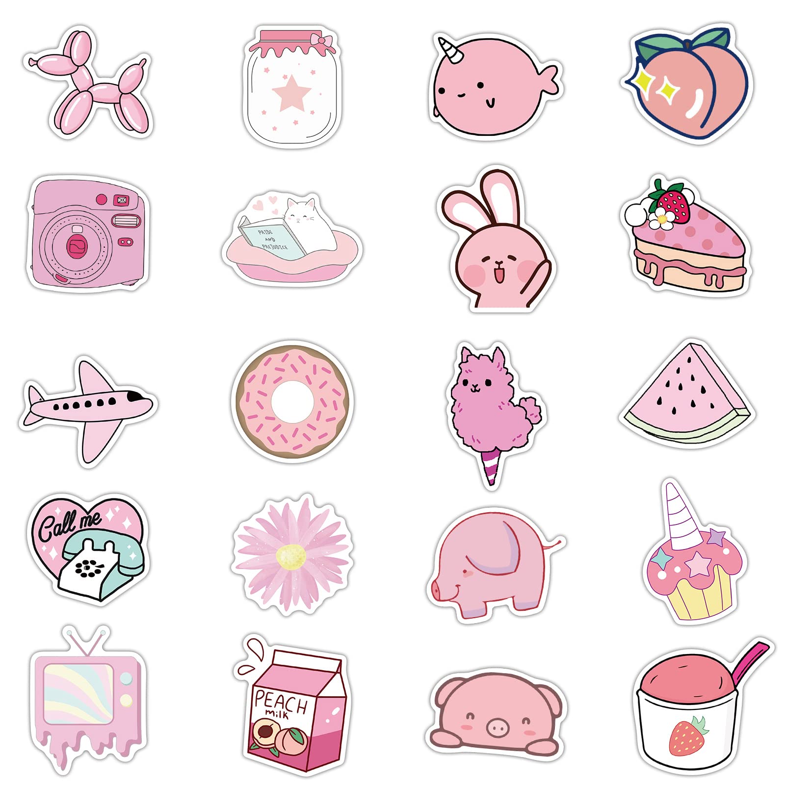 Produktbild von Prettysunshine Aesthetic Sticker Set Of 100 Graffiti Trendy Waterproof