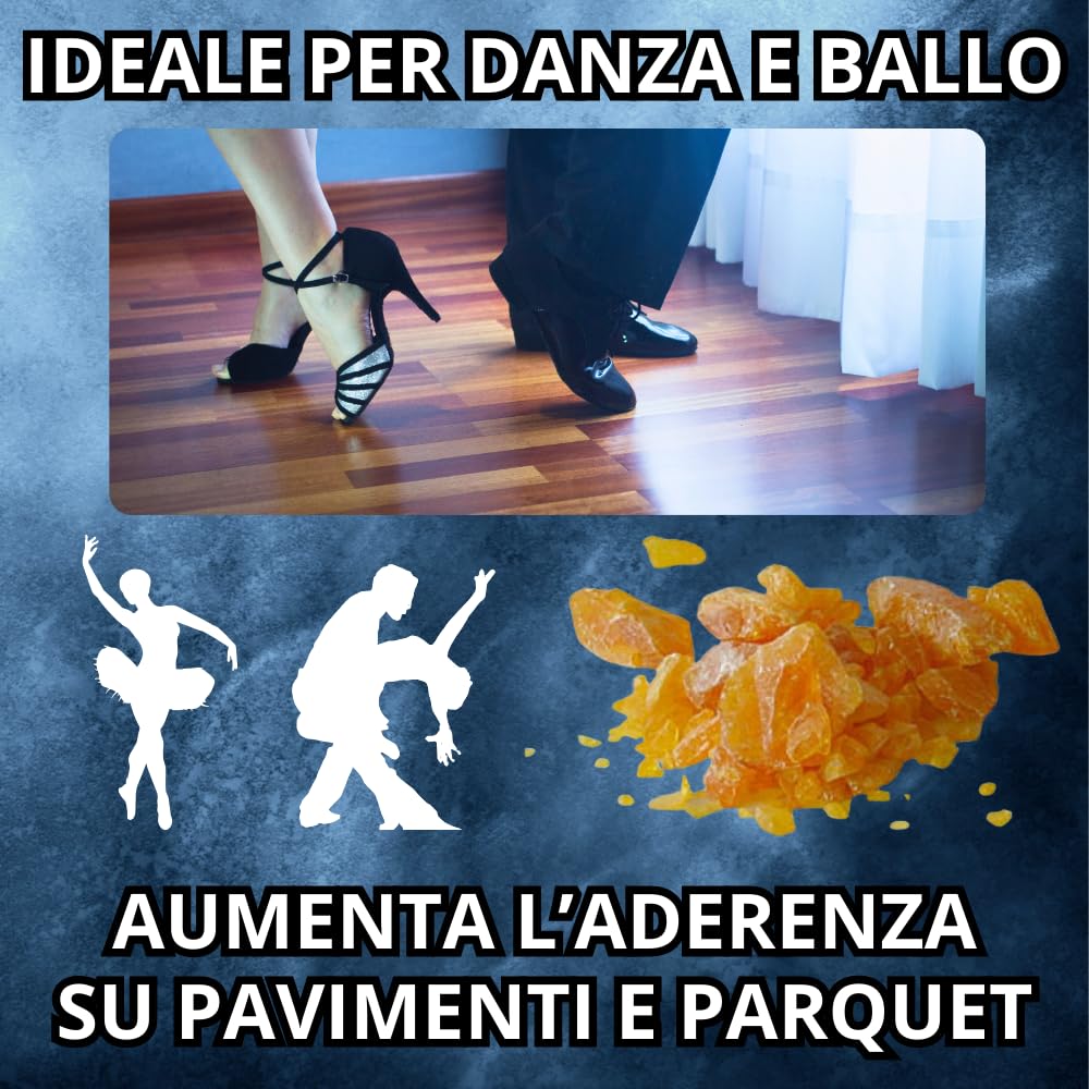 Pece Griega Colofonia Antideslizante Puntas Danza Clásica Grip Pole Dance Resina fricción Suelos Pece para violín Violonchelo Contrabajo Tejidos (2000 Gramos)