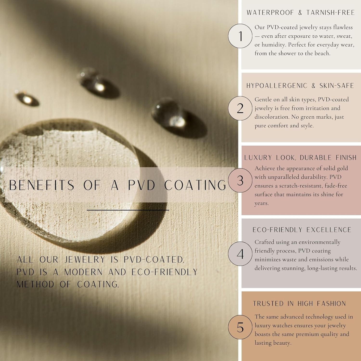 Huggie Earrings for Women | Waterproof and Tarnish Free Jewelry | Gold Hoop Earrings | Hypoallergenic Earrings |18K Gold PVD Plated | Gold Earrings for Women - Image 5