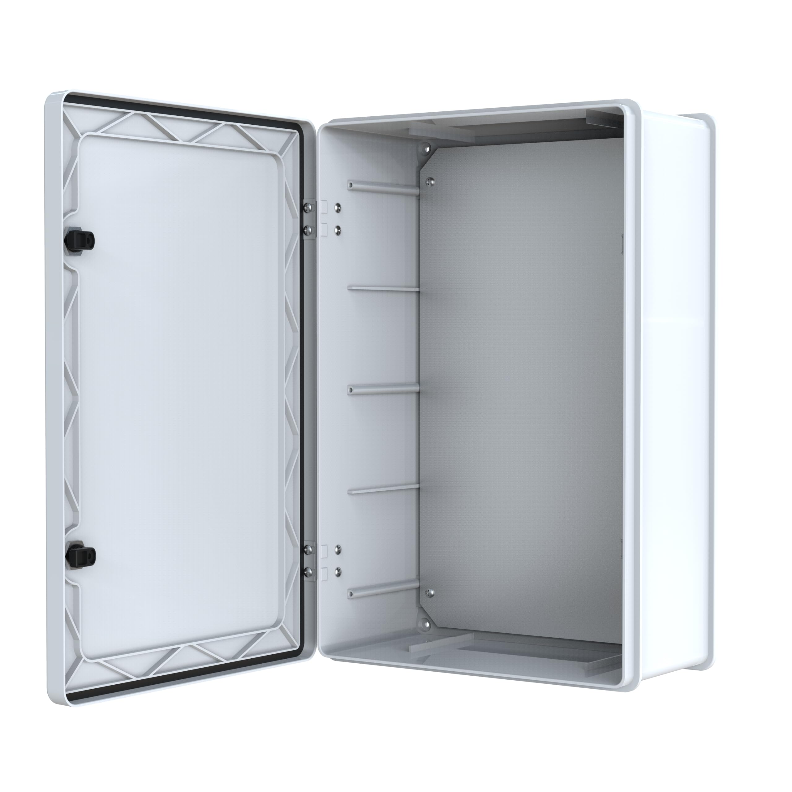 YAVUZ Abs Pano 40 x 60 x 24.2 cm Taban Saclı IP65 Plastik Pano Montaj Plakalı Elektrik Kutusu Pano D