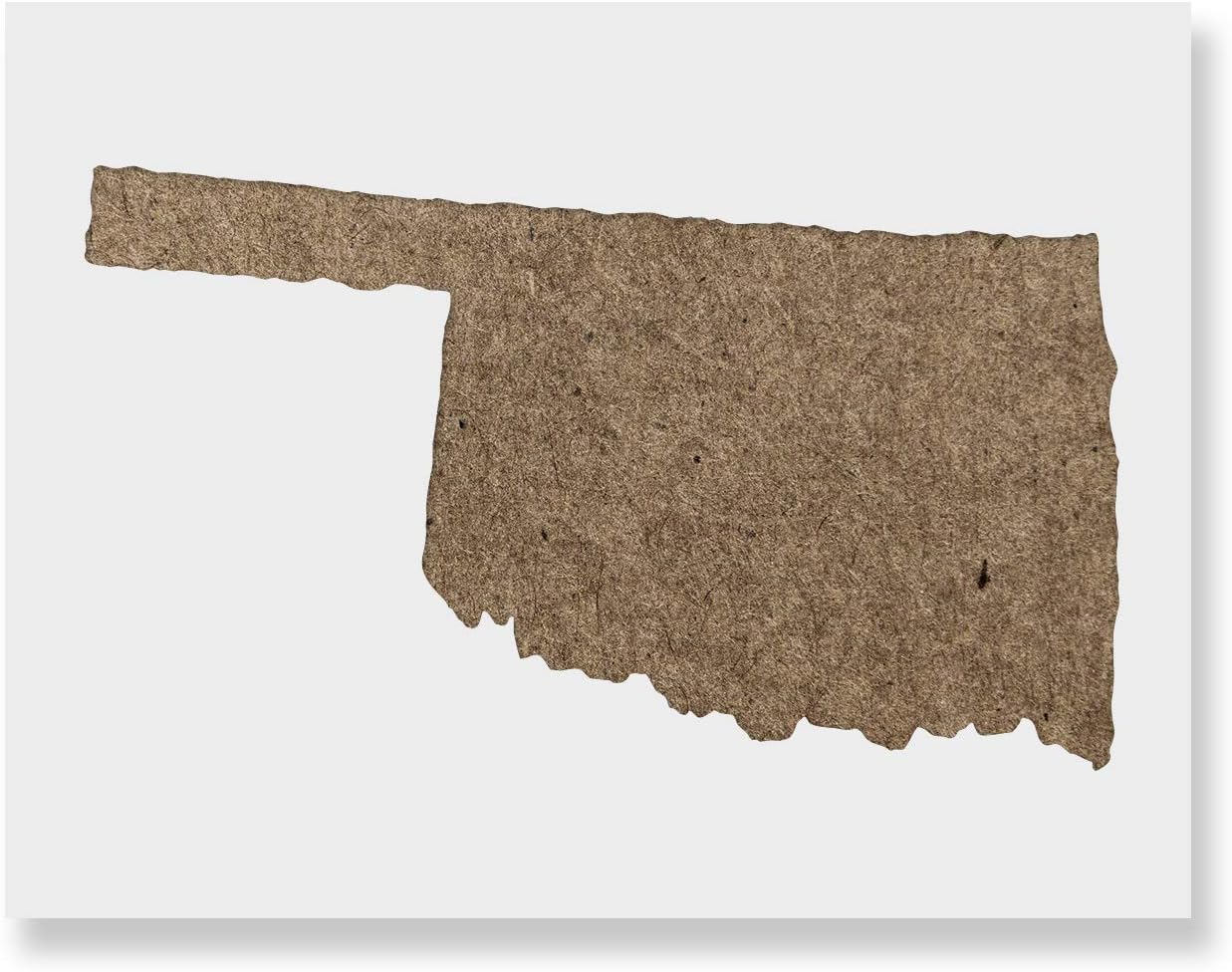 Oklahoma State Stencil - Stencil Design, Craft Stencil, Oklahoma Design, Canvas, Design Stencils