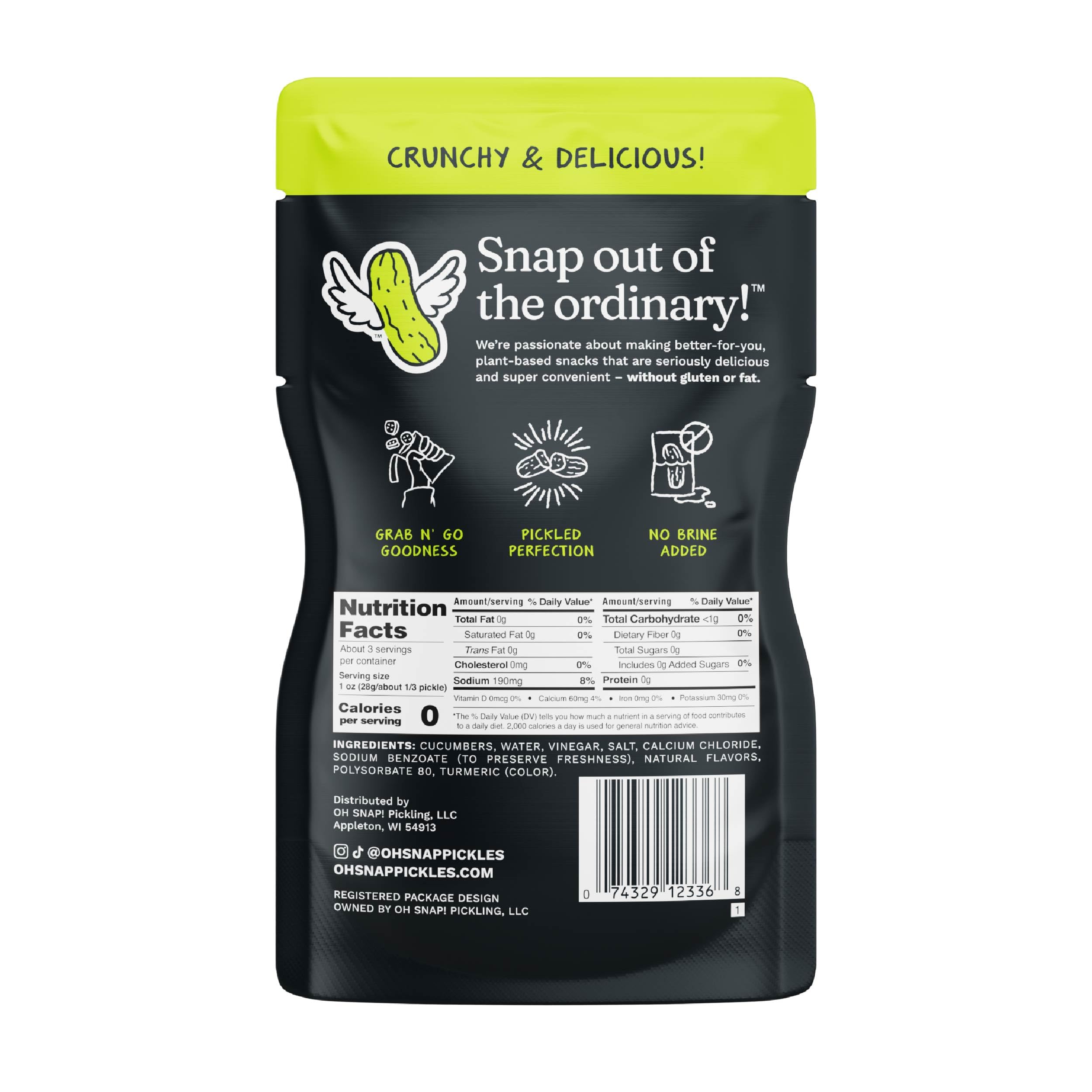 GLK Foods Oh Snap gegangenes Dilly Dillgurke - 12 pro Fall. 1