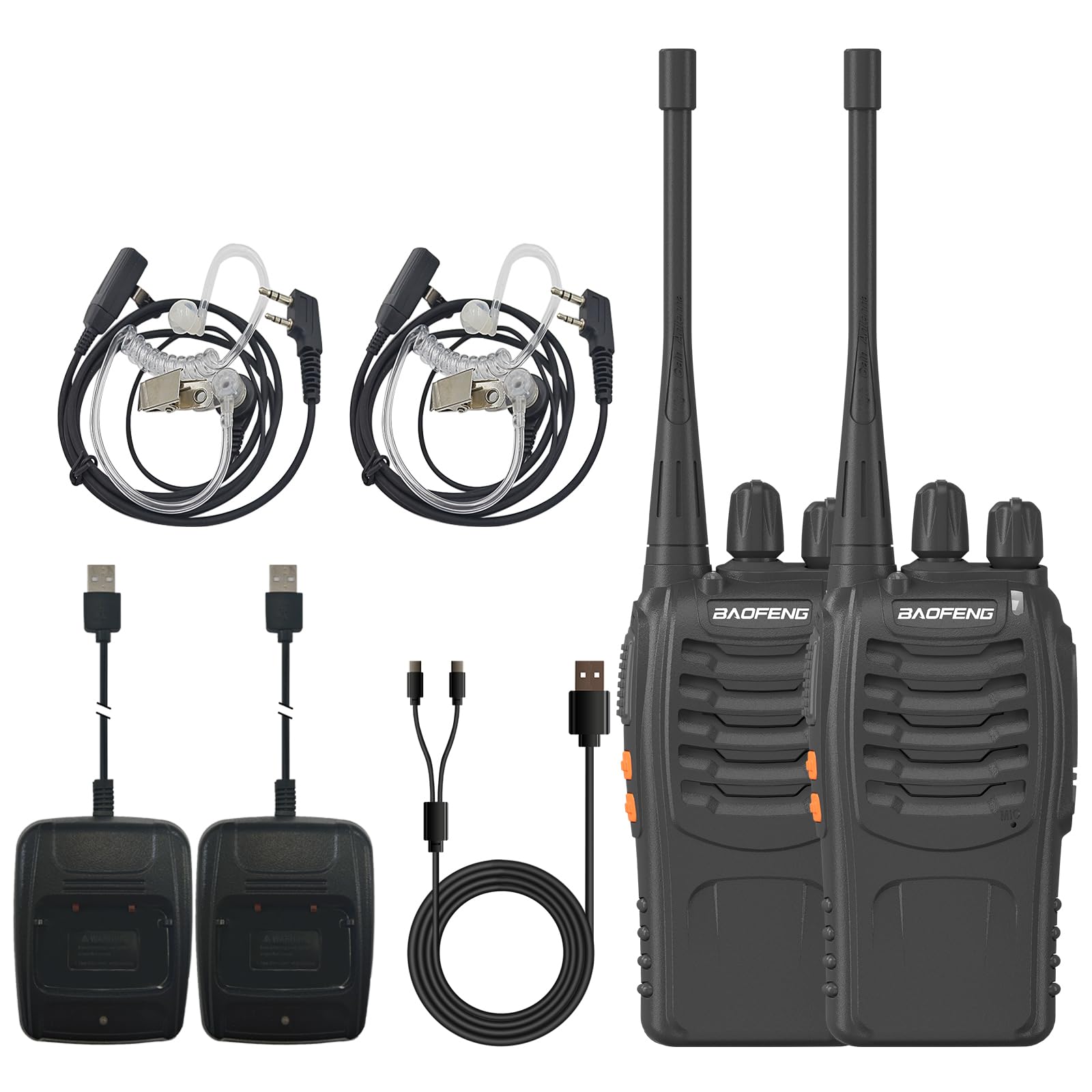ホビーラジコン Baofeng-QS-888S Amazon.com: BAOFENG BF-888S Walkie Talkie Type-c Charging 16