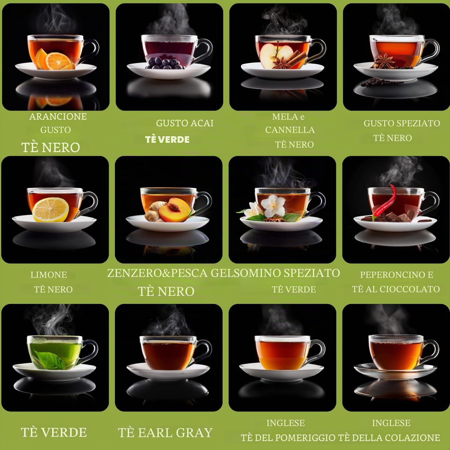 TILZ COLLECTION Calendario dell'Avvento 2025 per uomini e donne, 2 x 24 giorni di selezione di tè aromatizzato | Tè alle erbe, frutta e spezie | Set per il tè natalizio