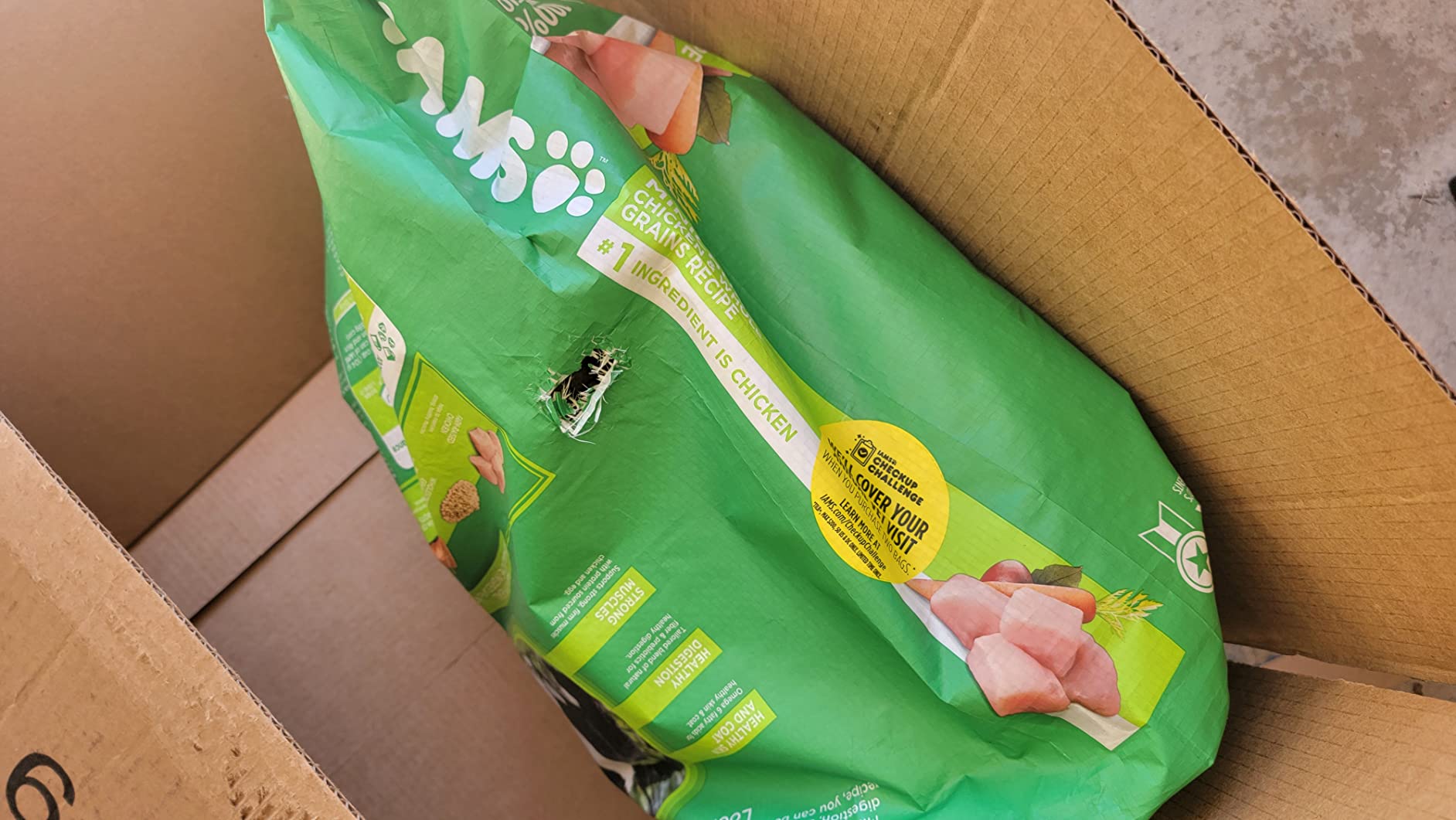 IAMS Proactive Health Minichunks Adult Dry Dog Food with Real Chicken, 30 lb. Bag photo review