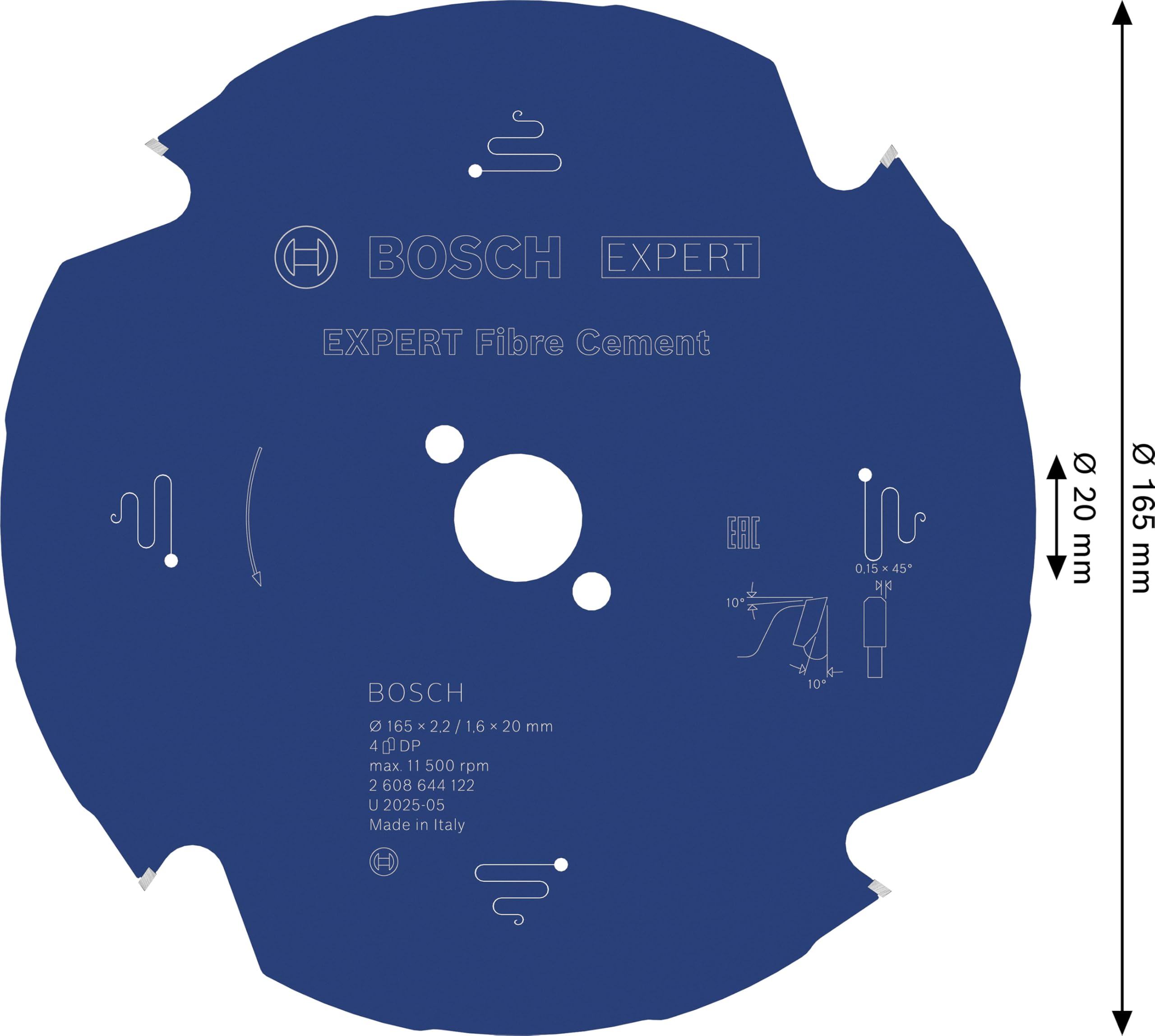 CSB Expert FiberCement: 165x20x4D