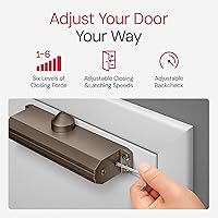 Vista 3 de Cierrapuertas Lawrence de Grado Comercial para Puertas Medianas/Pesadas 1 - Cierrapuertas Automático Comercial de Montaje en Superficie con Control