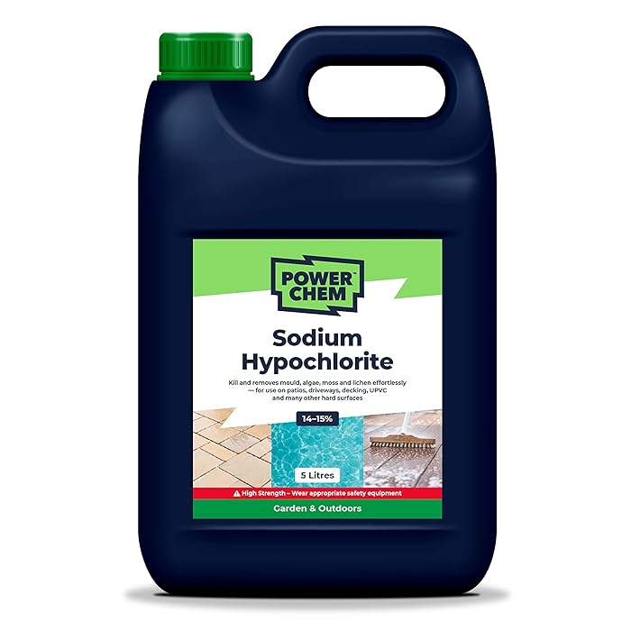 Buy Sodium Hypochlorite HIGH Strength Patio Block Paving Driveway