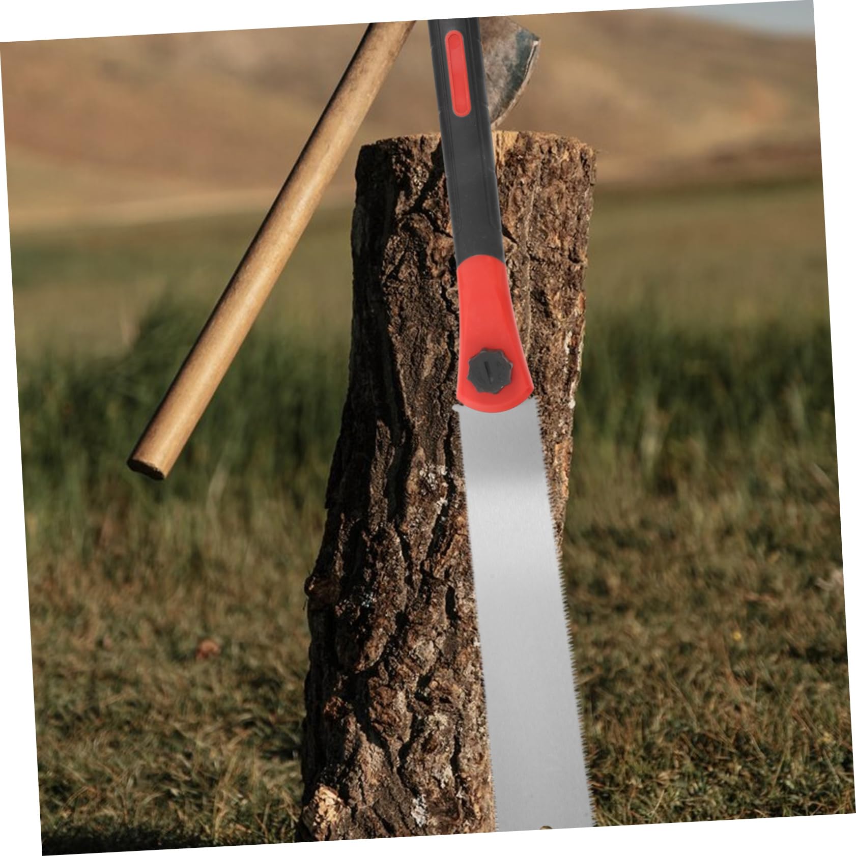 Angoily Seghetto a Doppio Taglio per Lavorazione del Legno, Denti Fini Sk5, Impugnatura Pp, Taglio Preciso e Portatile per Falegnameria e Fai da Te