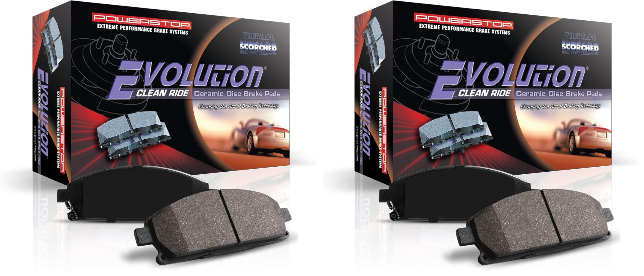 PowerStop Z16 Replacement Ceramic Brake Pads Front 16-1044 | Ford Escape Mazda 3 Ford Focus Ceramic Brake Pads product thumbnail 2