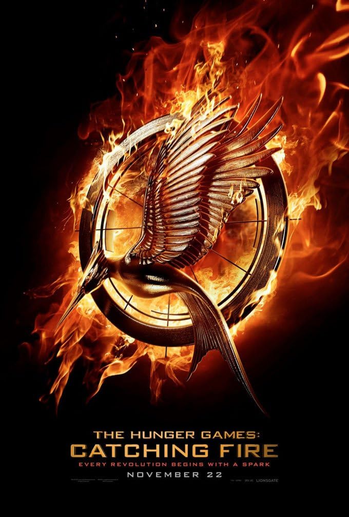 HUNGER GAMES CATCHING FIRE MOVIE POSTER 2 Sided ORIGINAL 27x40 JENNIFER LAWRENCE