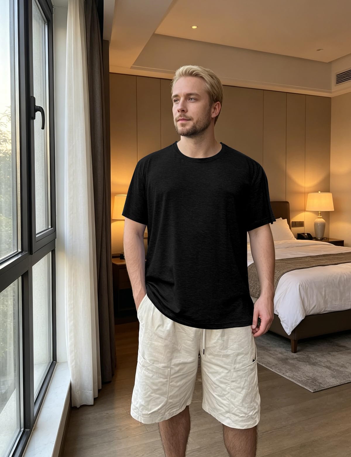 Hemd, nach der Schulter, zur Erholung, zum Abreißen, kurze Ärmel, vollständig offen, seitlicher Druckknopf, für Herren und Damen, Unisex-Größen