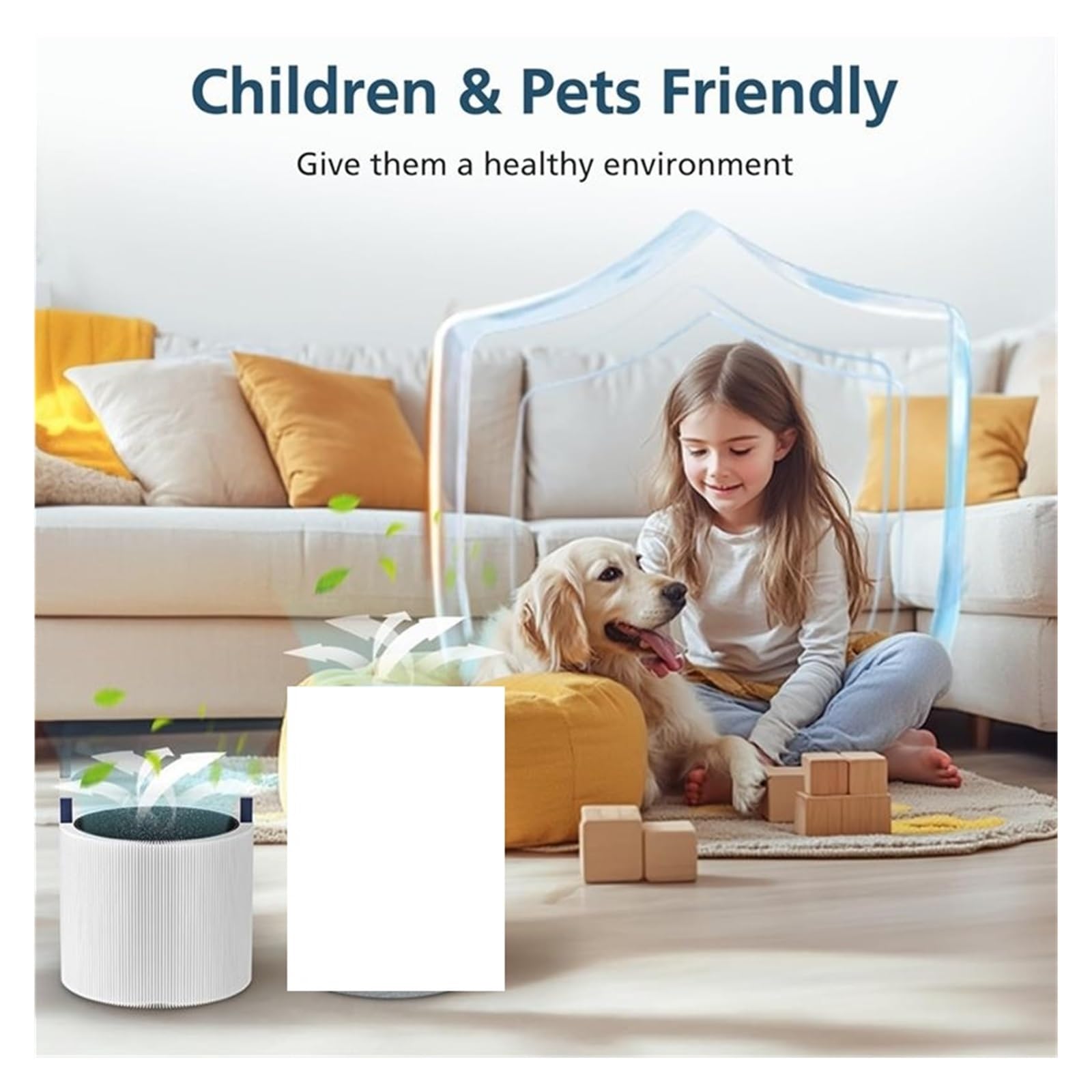 Filtr Wymienny, Kompatybilny Z Blueair Blue Pure 511I Max, 3 Sztuki Do Oczyszczacza Powietrza