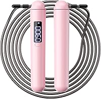 Vista 10 de Smart Jump Rope Accurate Calorie Tracking & 4 Training Modes Adjustable Steel Wire Rope Built-in High-Speed Bearings Type-C Charging Ideal