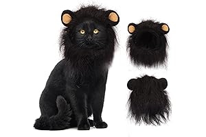 Cat Lion Mane Costume - Lion Mane Wig for Cats Puppy Halloween Costume