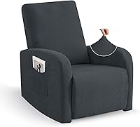 Vista 50 de JIVINER 5 Piezas Fundas Elásticas para Sofá Reclinable Funda para Sofá Reclinable con Parte Inferior Elástica Jacquard Ajustada Reclinable Funda