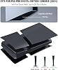 Placa Frontal para PS5 Pro Edición Digital Joso, Placas Anti-Rayaduras a Prueba de Polvo Cubierta de Repuesto Accesorios Compatibles con Consola PS5 Pro Edición Digital, Negro, Versión Pro 2024 7
