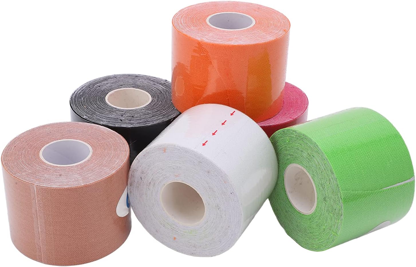 Sports Tape Set, Kinesiology Tapes 5m Length 6pcs for Athletic