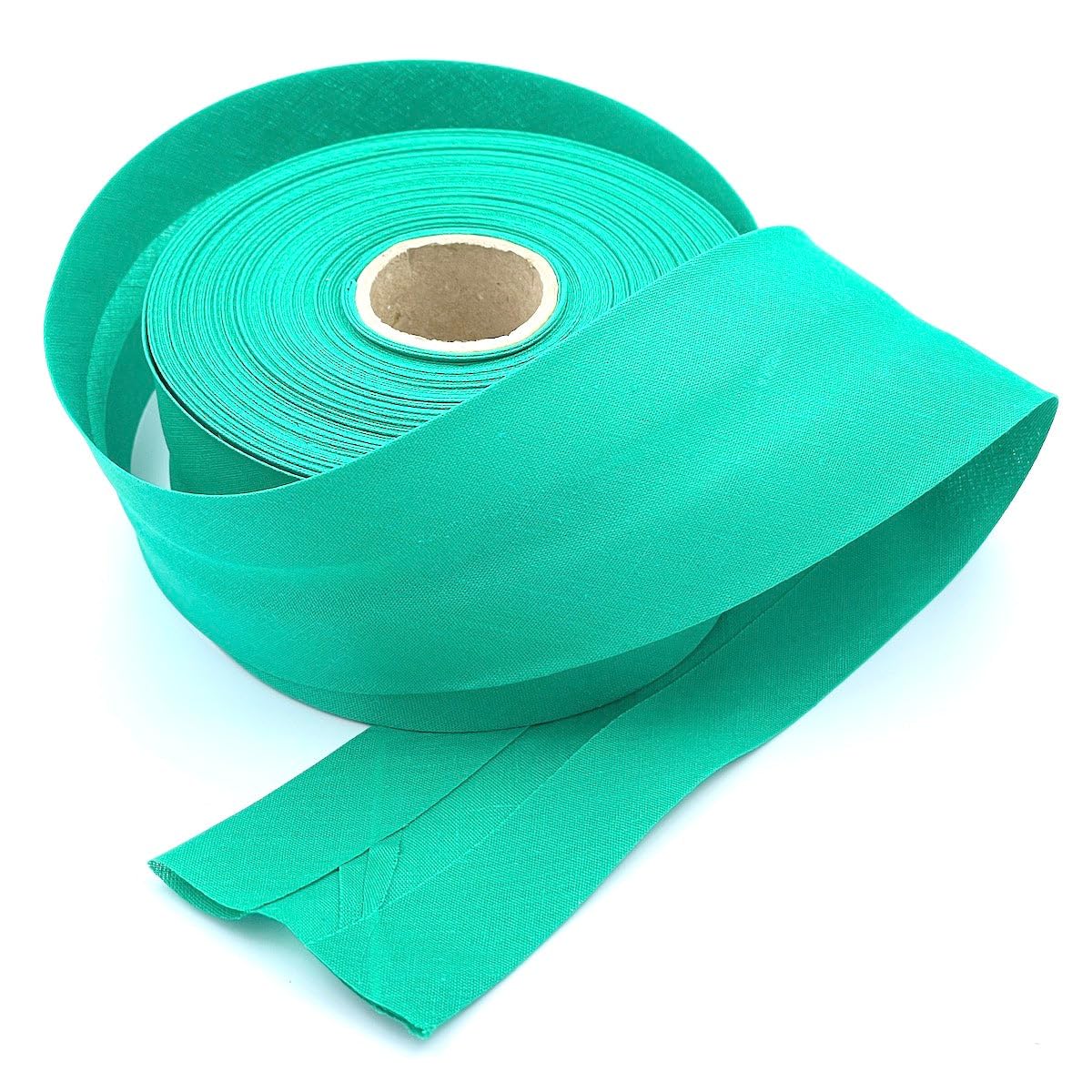 Craft Cult Extra Wide 60mm Plain Bias Binding Tape - 25 Metre Roll (55 - Bluegrass Green)