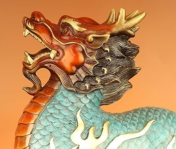 火鉢 双耳 灰入り キリン 麒麟 鳳凰 亀 龍 ドラゴン 71Vu6ttID6L._AC_UF350,