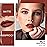 Oulac Matte Liquid Red Lipstick for Women, Orange Tone Red Long Lasting Lipstick, Waterproof Lip Stain, No Transfer, Creamy High Pigmented Formula with Vitamin E, Vegan & Cruelty-Free M21