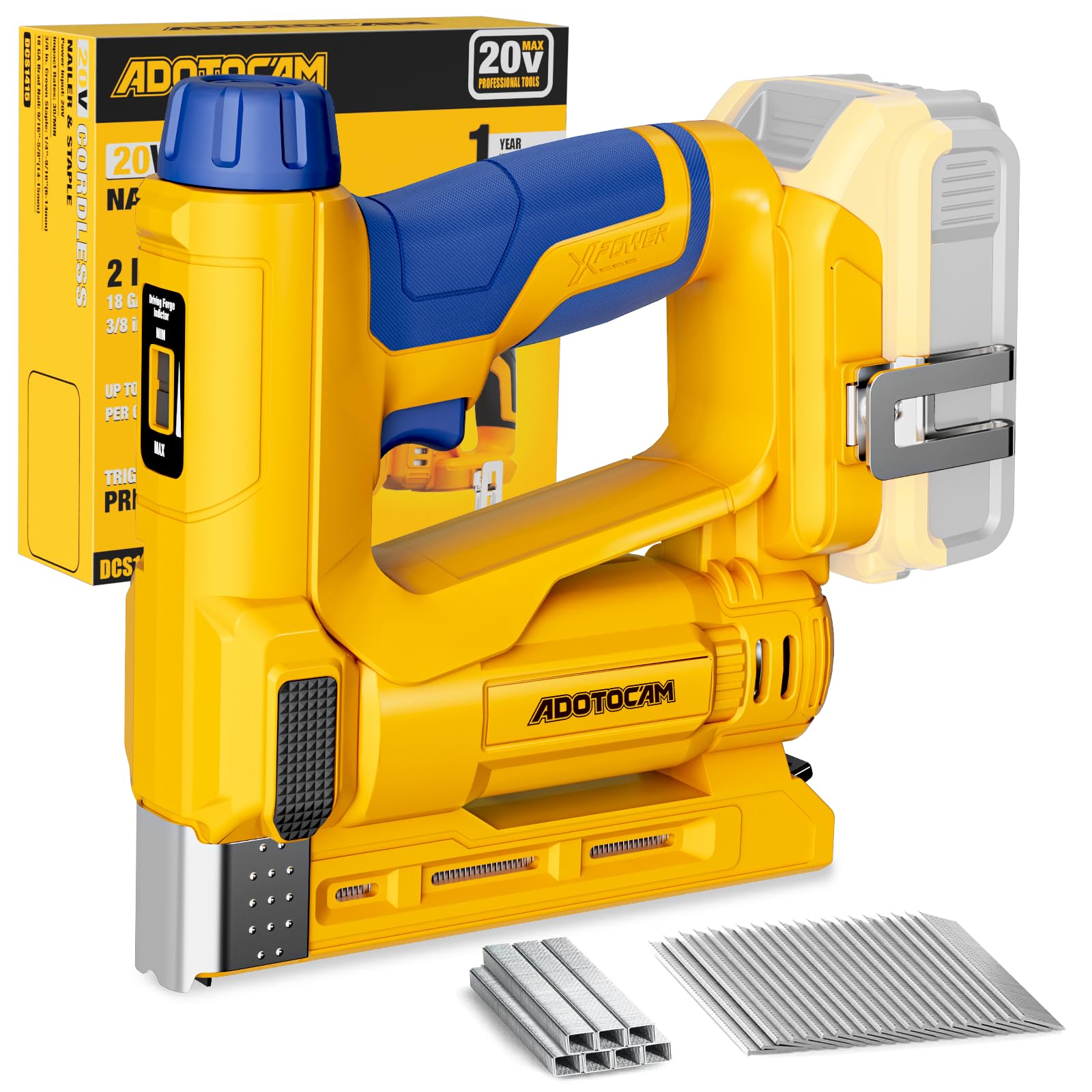 18 Gauge Brad Nailer Nail Gun Dewalt Battery Dewalt Impact Driver