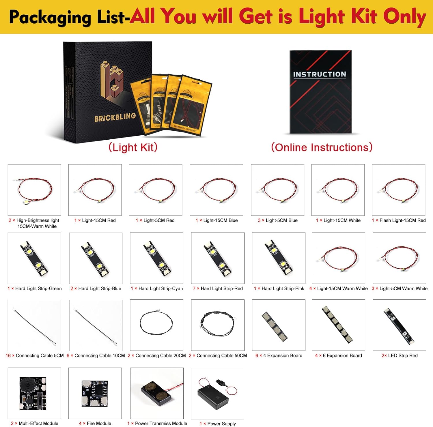 BrickBling LED Light Compatible with Lego Arkham Asylum, Compatible with Lego 76300-Not Come with Model (Classic Version Light)