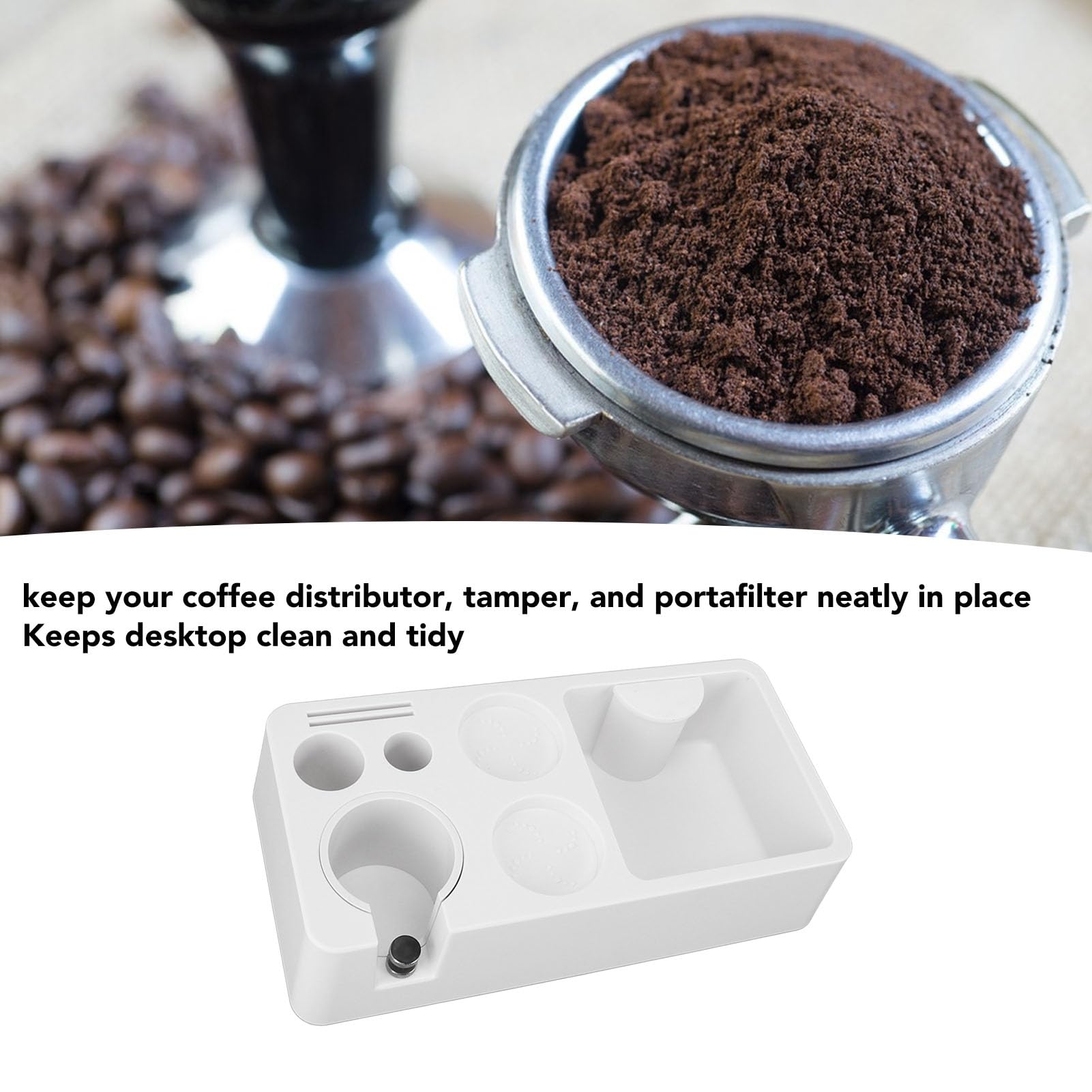 CHICIRIS Postazione per Pressatura del caffè, Design Compatto, con