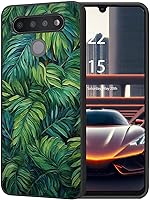 Vista 31 de Funda protectora duradera para LG Stylo 6 para LG Stylo 6 2020 6.8 pulgadas, diseño de hojas de aguacate