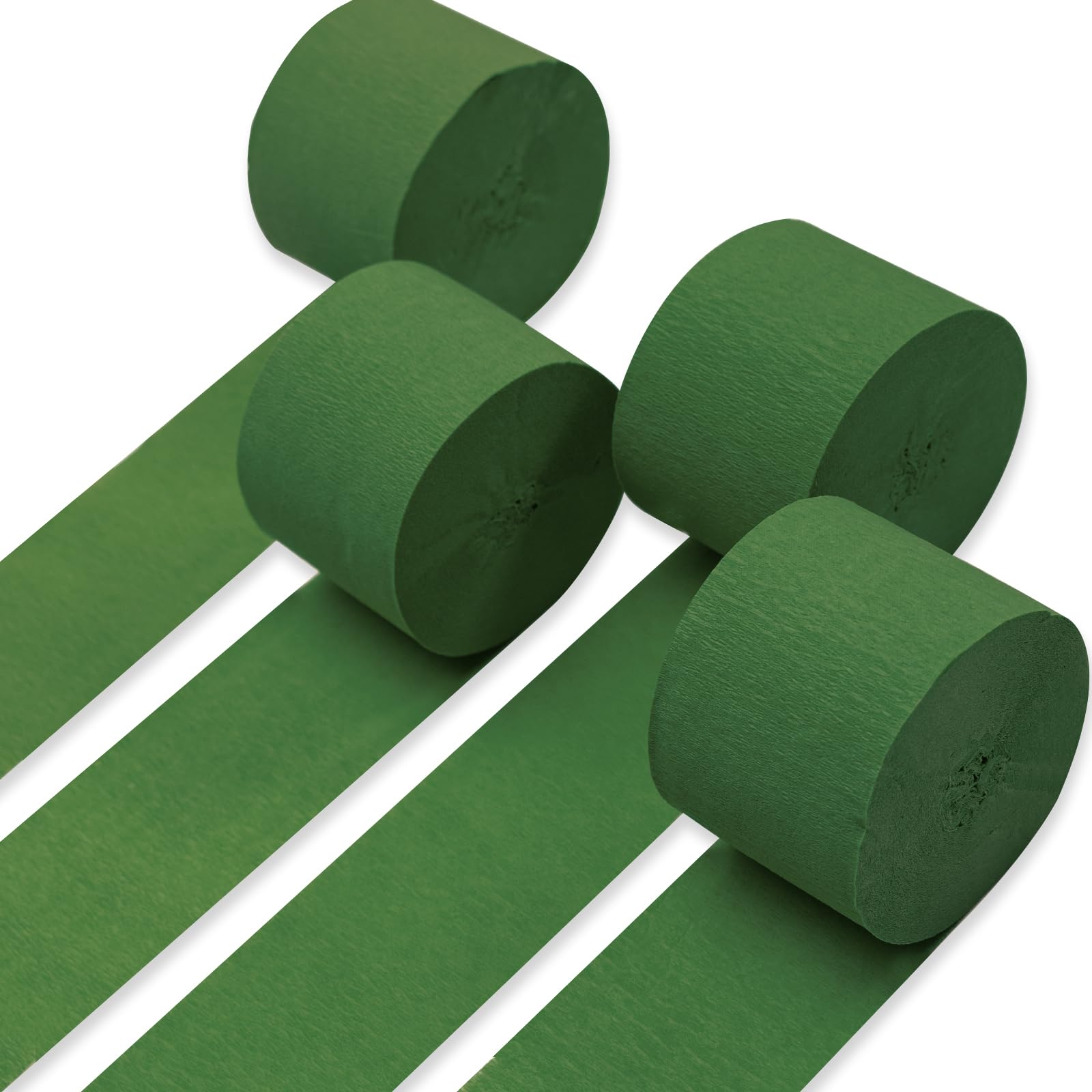 Hanging Crepe Paper Streamer Decoration, Green, 81-ft, St