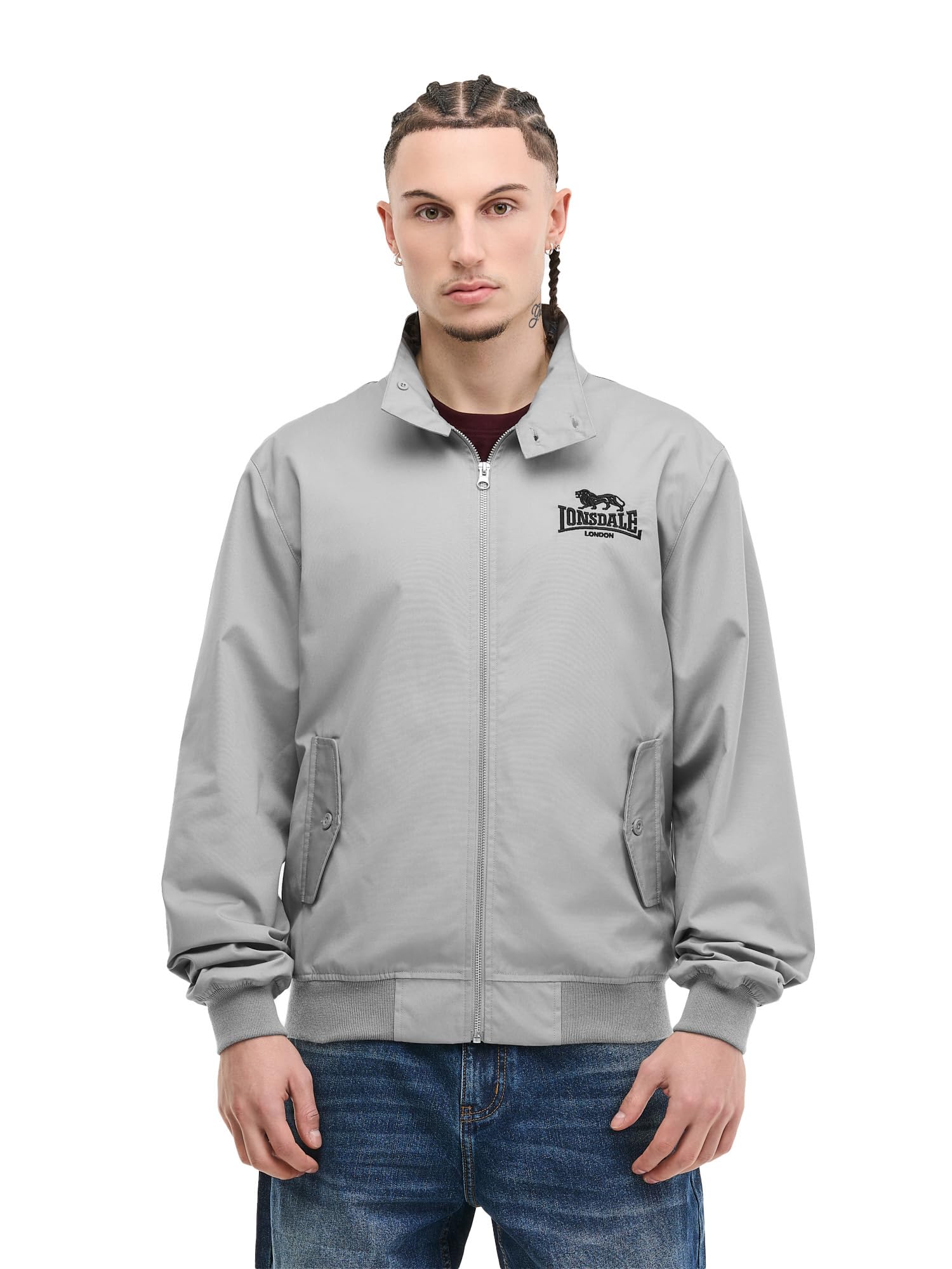 Lonsdale Herren-Bomberjacke, Freizeitjacke aus Baumwollmischung,GR4XL