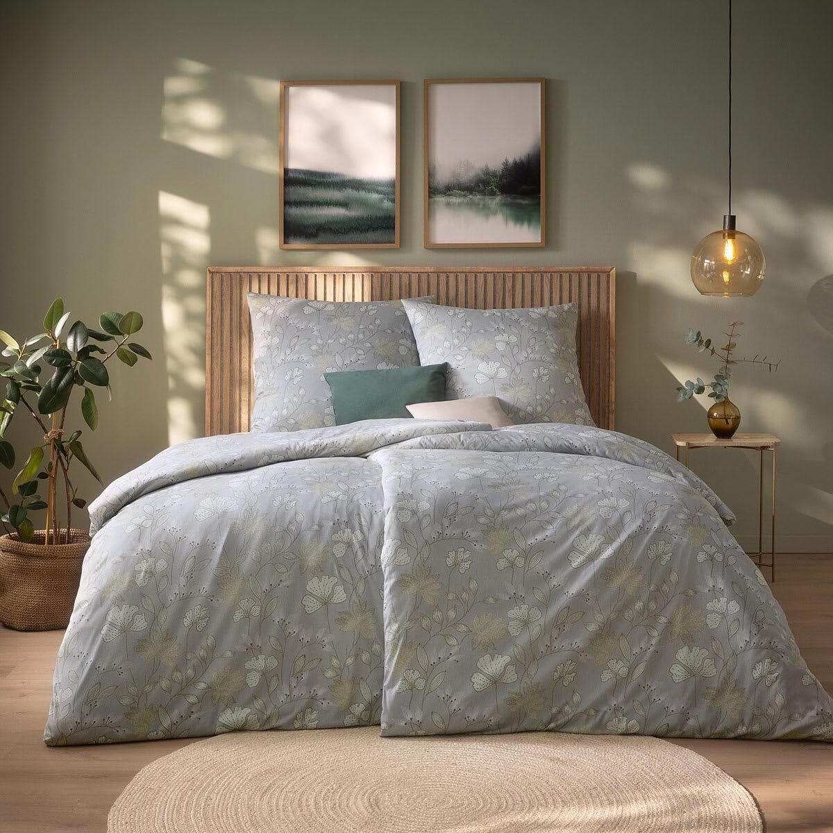 ESTELLA Mako Interlock Jersey Bettwäsche Mona Silber