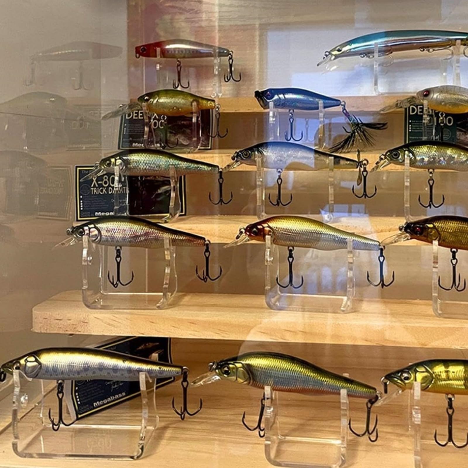 Amazon.com: CATSELURRY Storage Rack Fishing Lure Display Holder Acrylic Fishing Lure Display Stands Clear Large Fishing Lures Easels for Baits Lure Display, 11x3.6x5cm : Sports & Outdoors Amazon.com: CATSELURRY Storage Rack Fishing Lure Display Holder Acrylic Fishing Lure Display Stands Clear Large Fishing Lures Easels for Baits Lure Display, 11x3.6x5cm : Sports & Outdoors