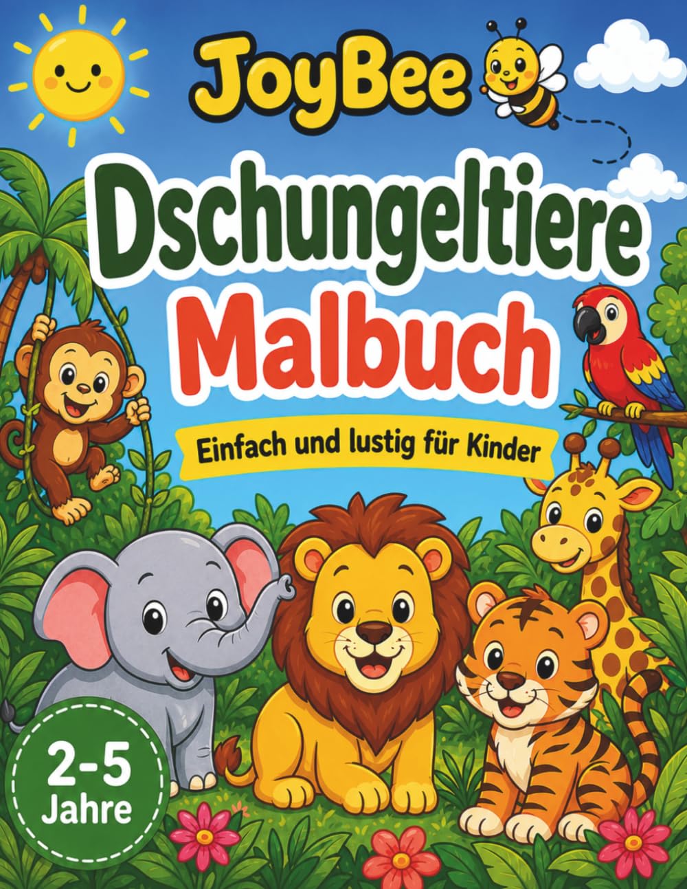 Dschungeltiere: Malbuch (JoyBee – Kleine Entdecker)
