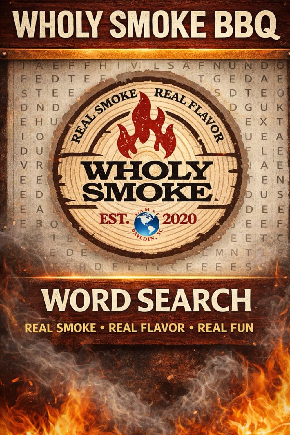 Wholy Smoke BBQ: Word Search