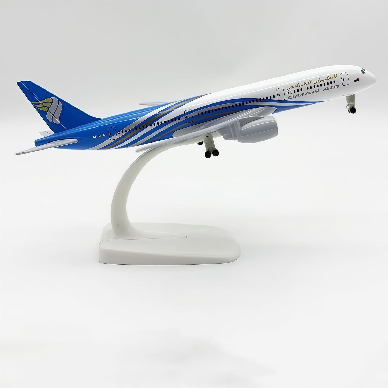 Oman Air B787 Metal Diecast Plane Model Precision Alloy Scale Airliner Replica for Collection Home Display Office