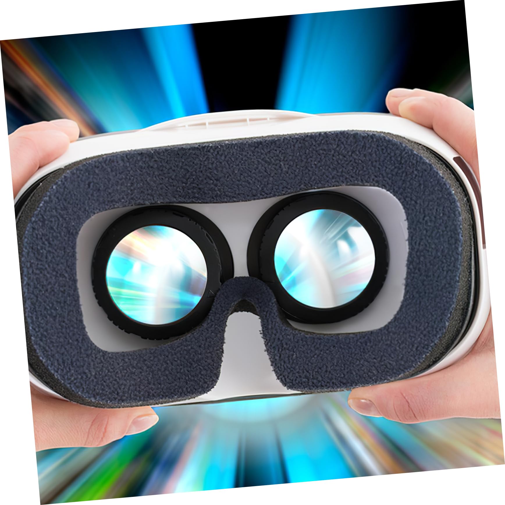 KOMBIUDA Ergonomic Vr Goggles Lenses 10pcs Convex Lenses for Vr Pc and Smartphones