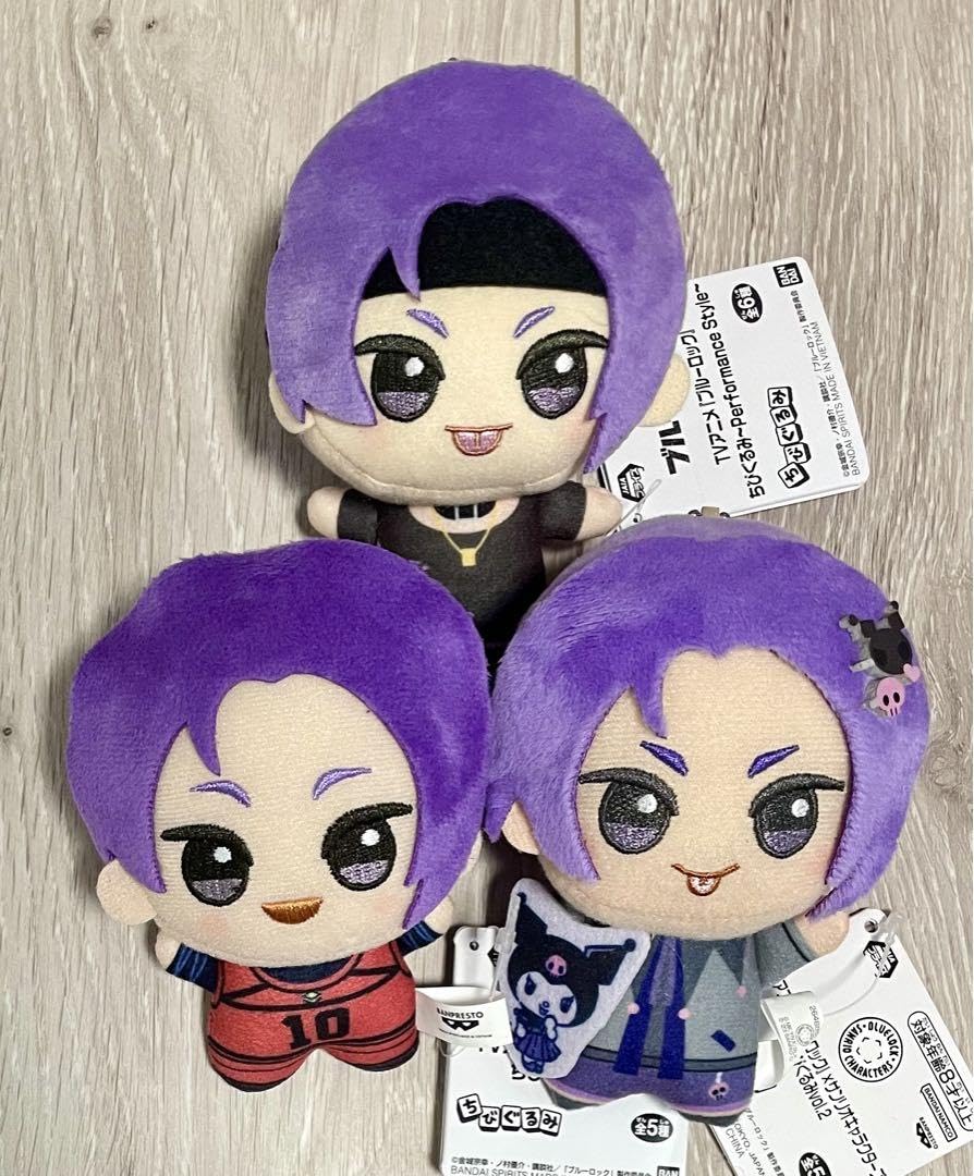 ブルーロック ちびぐるみ 御影玲王 3種セット Amazon.co.jp: ブルーロック ちびぐるみ 御影玲王 3種セット