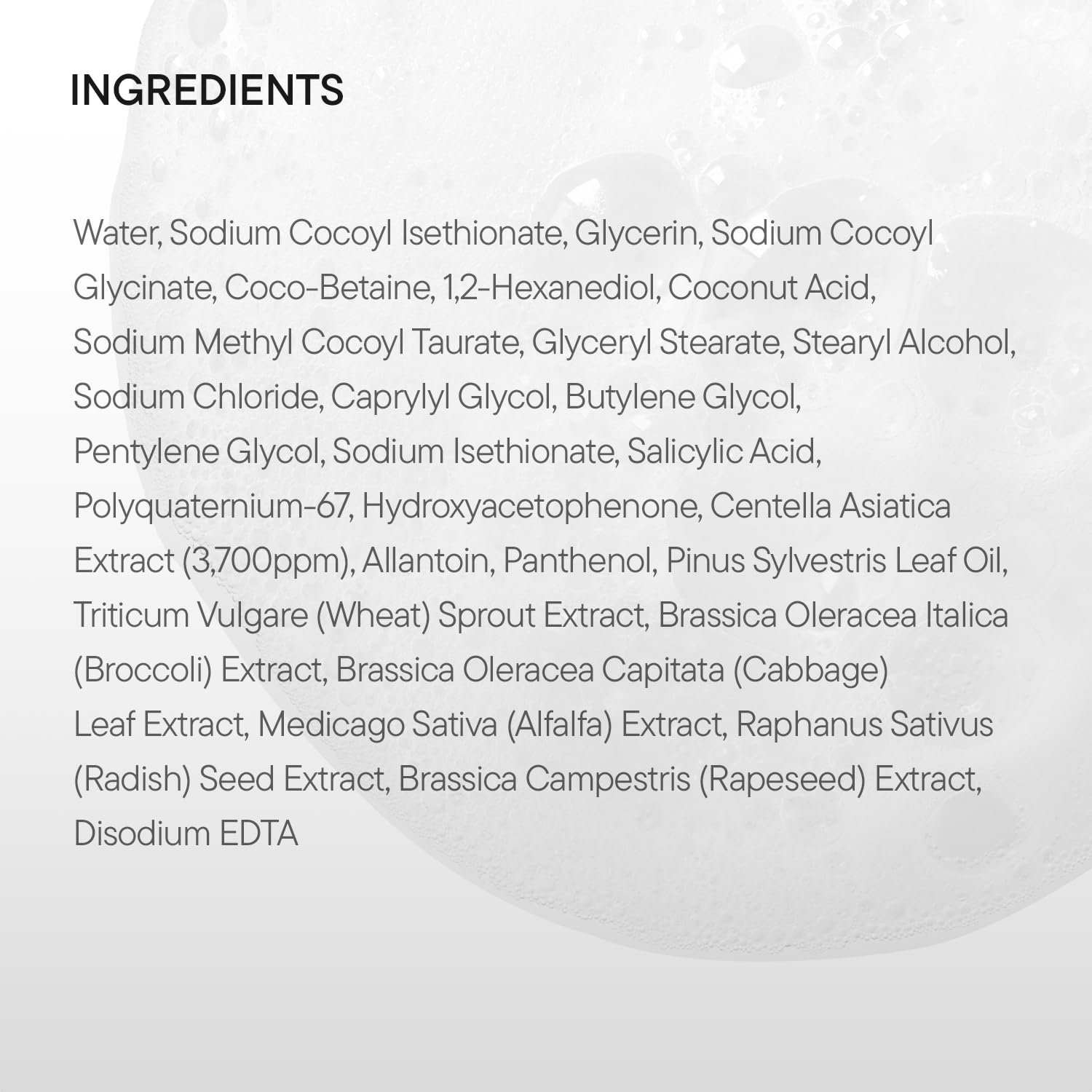 IUNIK Centella Mild Facial Foaming Cleanser - Non-stripping Sub-Acid w/Centella Asiatica 49% Moisturizing pH Balancing for Oily Dry Senstivie Acne-prone skin Vegan Korean Skincare - Image 7