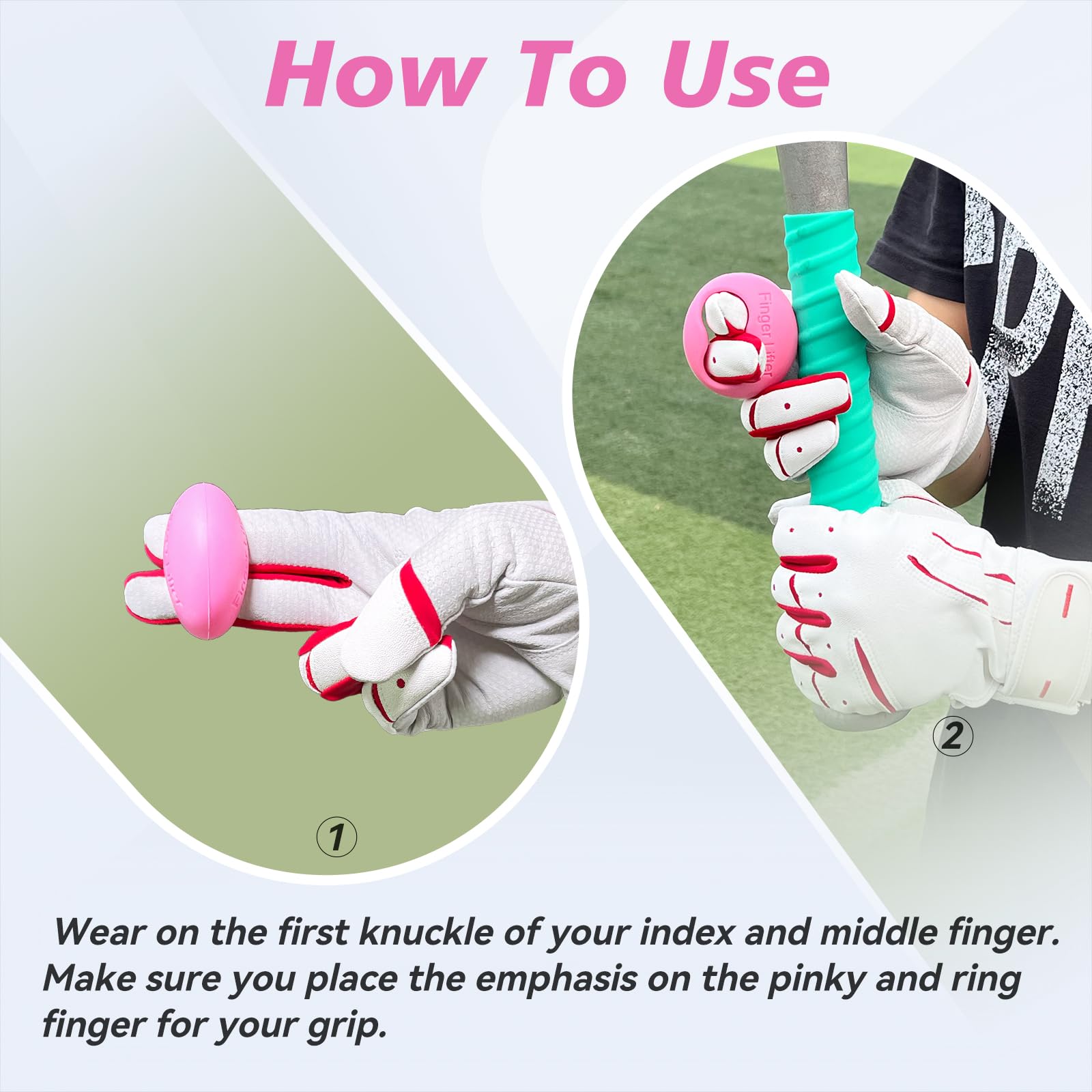 Snapklik.com : Finger Lifter Grip For Baseball & Softball Pro Batters ...