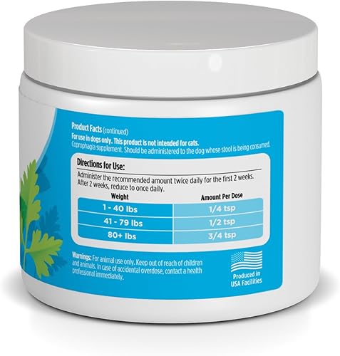 Miniatura 13 de Solid Gold Masticables sin caca para perros, disuasorio de la coprofagia y disuasorio para comer heces para perros que comen caca de perro, deja